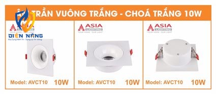Âm trần vuông thân trắng - Chóa trắng 10W - anh 3