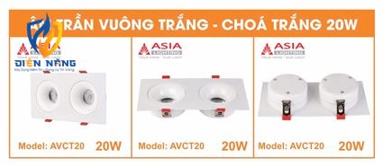 Âm trần vuông thân trắng - Chóa trắng 20W - anh 3