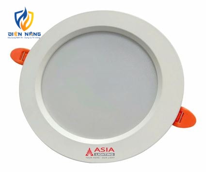 Âm trần mặt trắng trơn 12W thân nhôm DOB - anh 3
