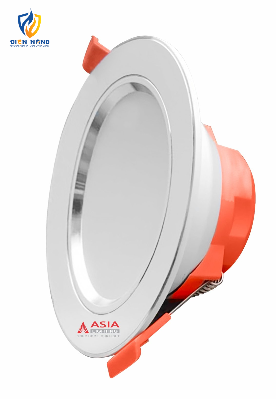 Âm trần mặt trắng 12W - Nguồn liền thân