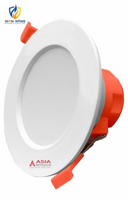 Âm trần mặt trắng trơn 7W - Nguồn liền thân - anh 2