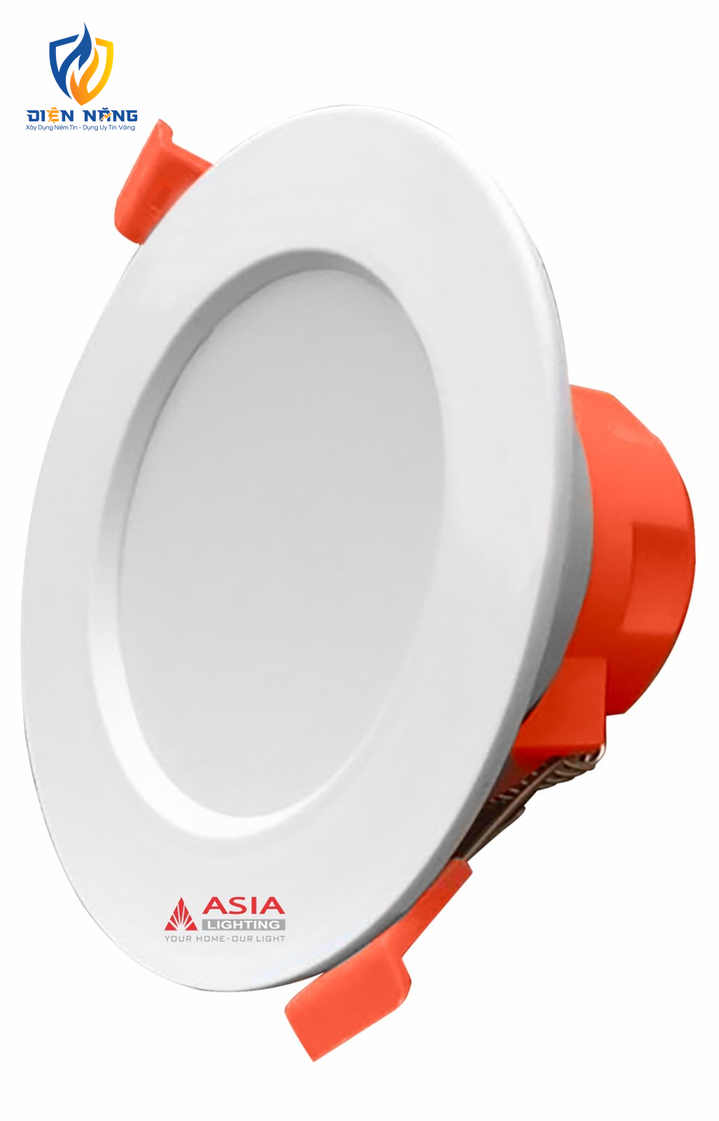 Âm trần mặt trắng trơn 12W - Nguồn liền thân