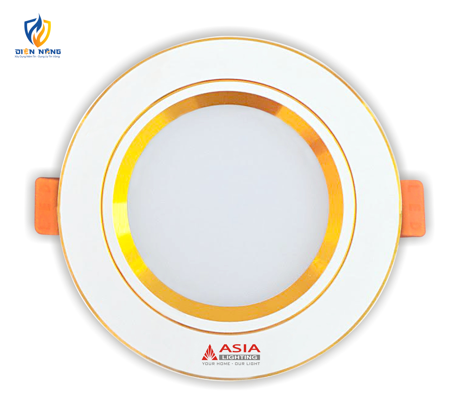 Âm trần mặt vàng 7W - D90