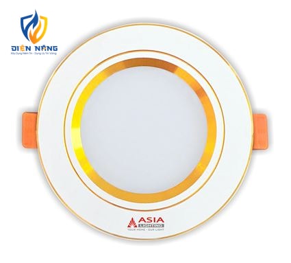 Đèn âm trần mặt vàng 9W - D110 - anh 2