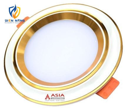Âm trần mặt lõm viền vàng 7W - anh 2