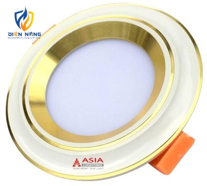 Âm trần mặt lõm viền vàng nhạt 5W - anh 2