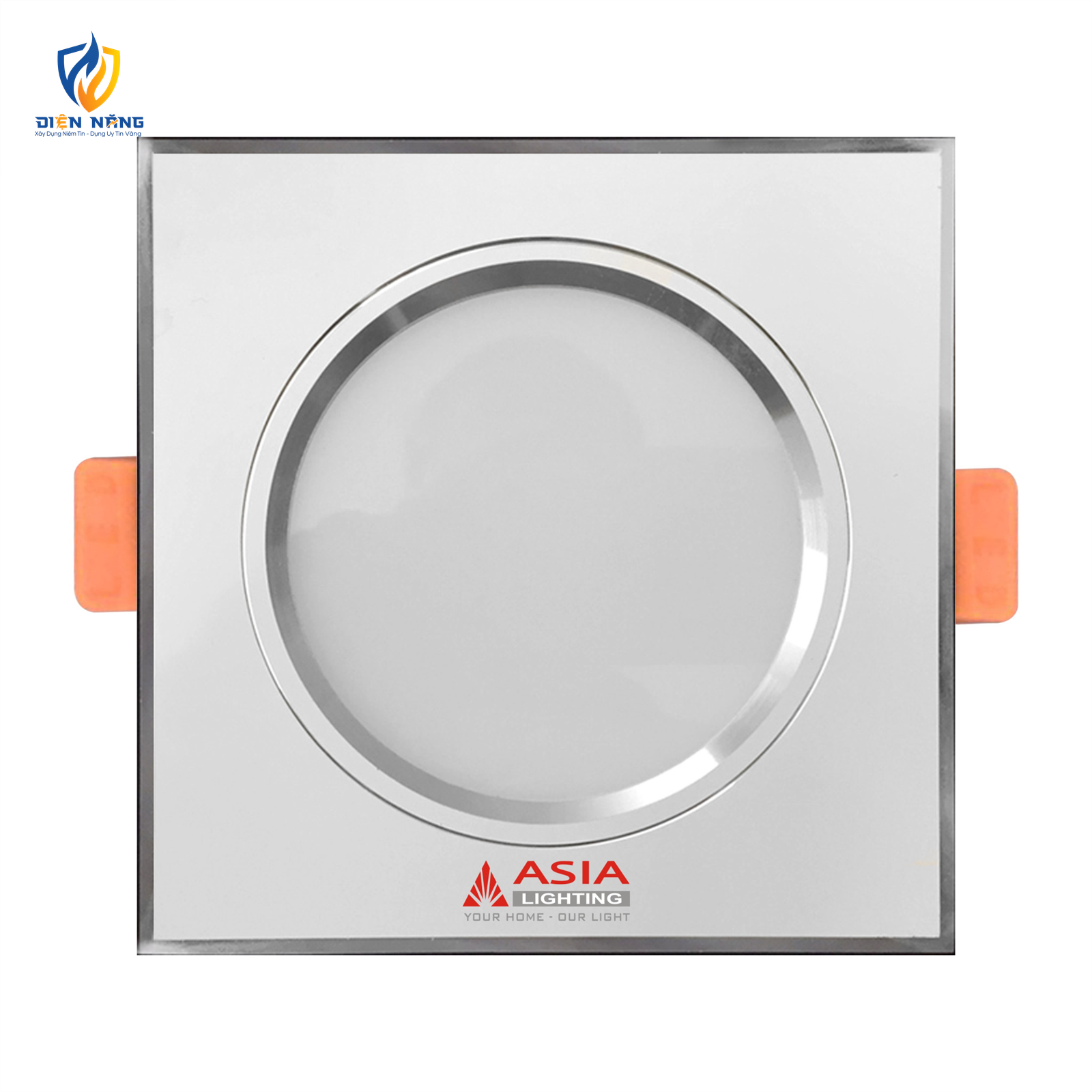 Âm trần mặt trắng vuông 7W