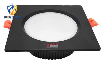 Âm trần vuông mặt đen 7W - anh 3