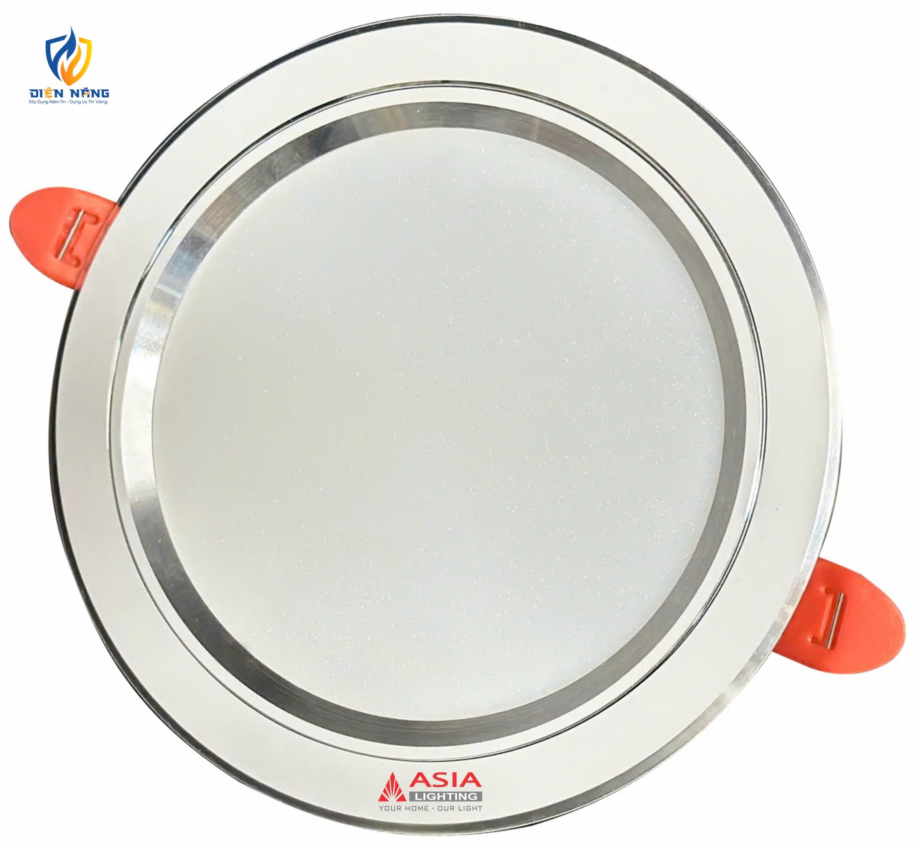 Âm trần viền trắng thân nhôm nguồn rời 9W - anh 2