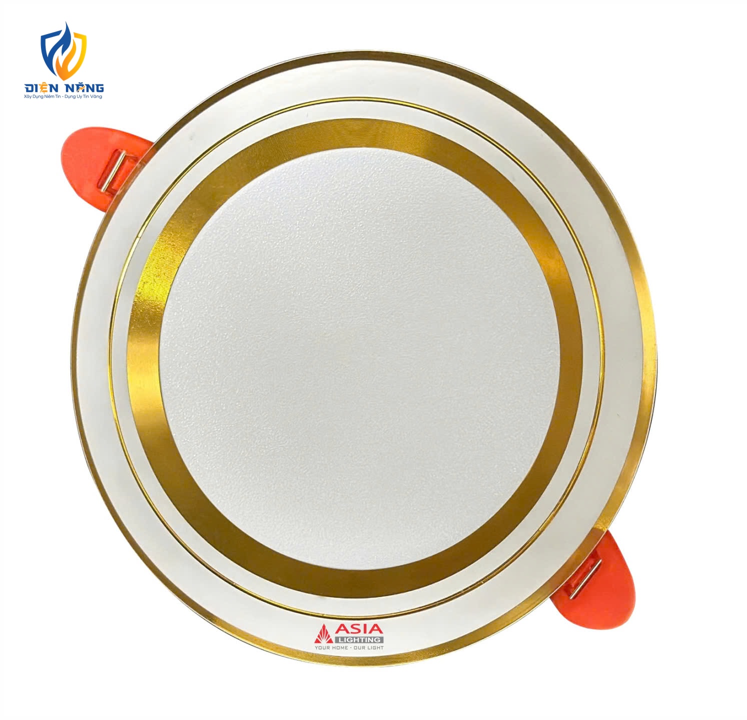 Âm trần viền vàng thân nhôm nguồn rời 9W - anh 2