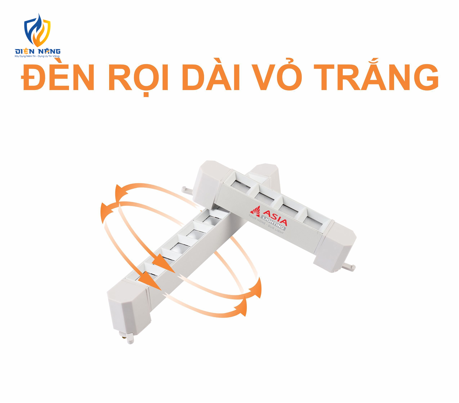 Đèn rọi dài vỏ trắng 20W