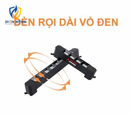 Đèn rọi dài vỏ đen 20W - anh 2