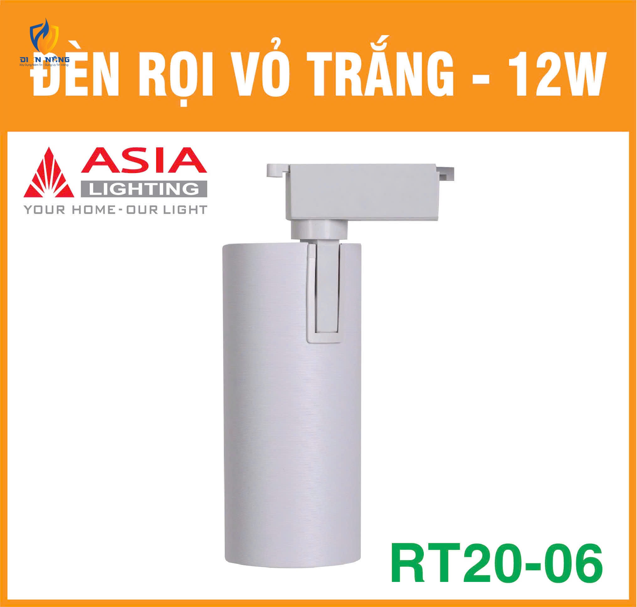 Đèn rọi vỏ trắng 20W - RT20-06 - anh 6