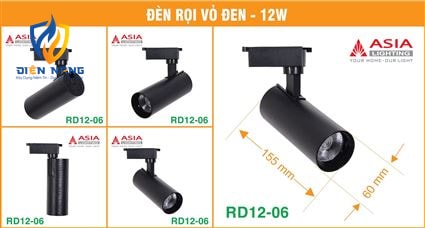 Đèn rọi vỏ đen 12W - RD12-06 - anh 7