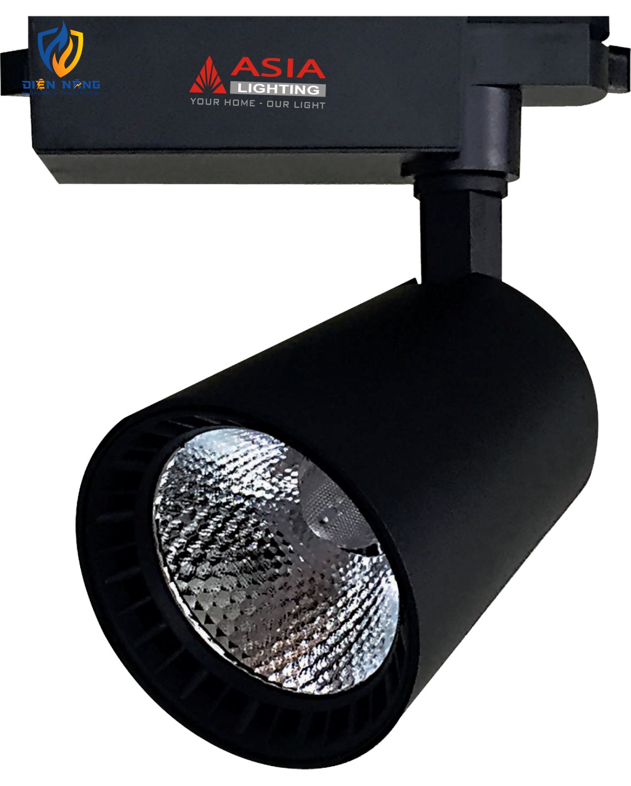 Đèn rọi ray vỏ đen thấu kính 10W