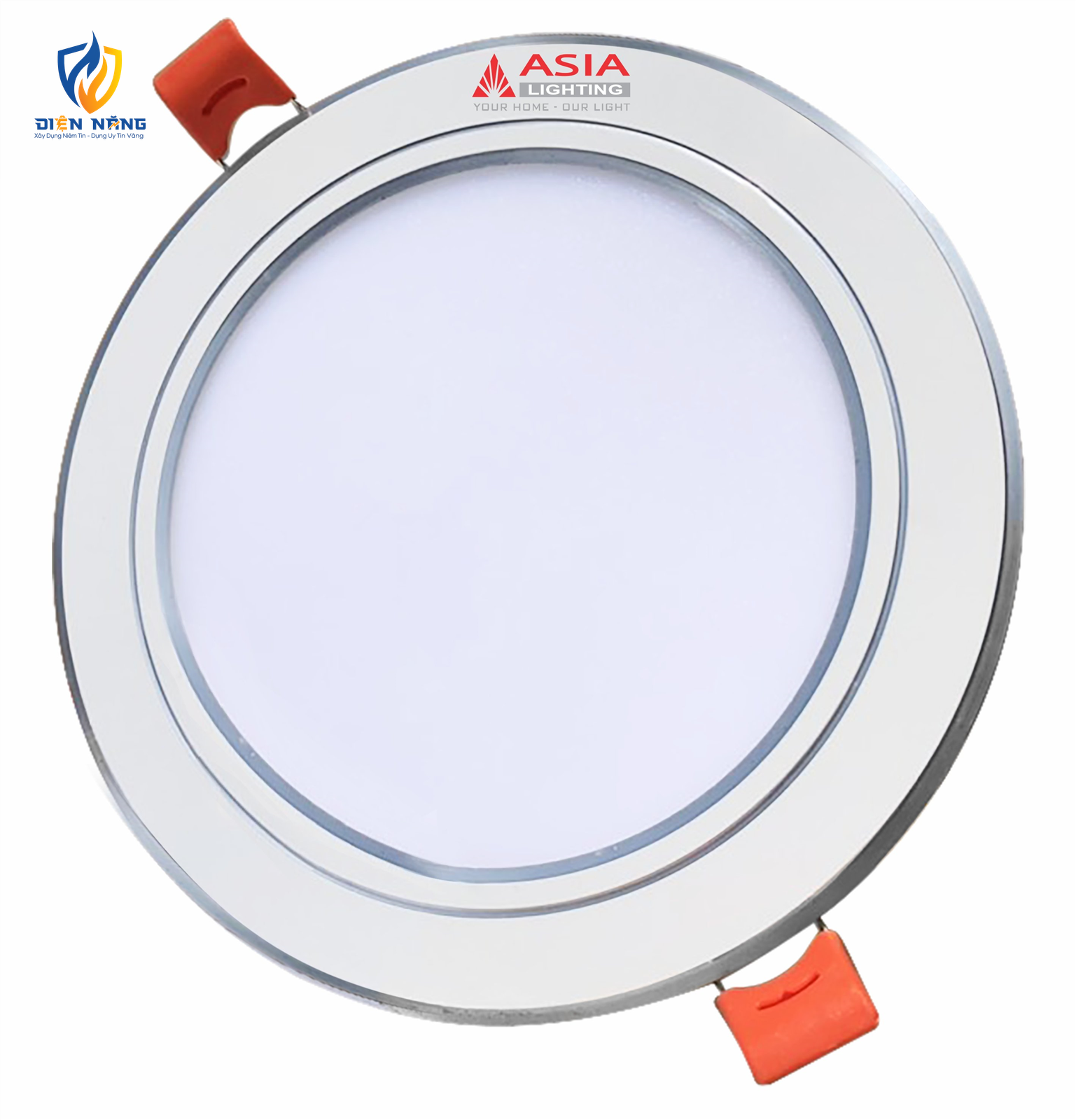 Panel tròn siêu mỏng 9W - Viền trắng