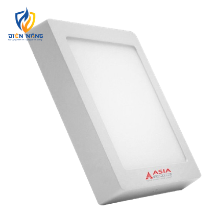 Ốp nổi vuông thân nhựa DOB 6W - Vỏ trắng - anh 3