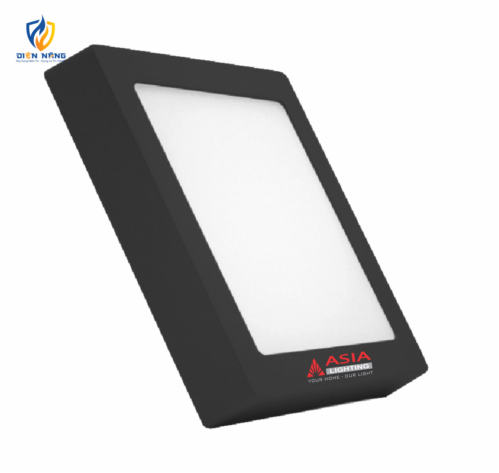 Vuông vỏ đen 12W