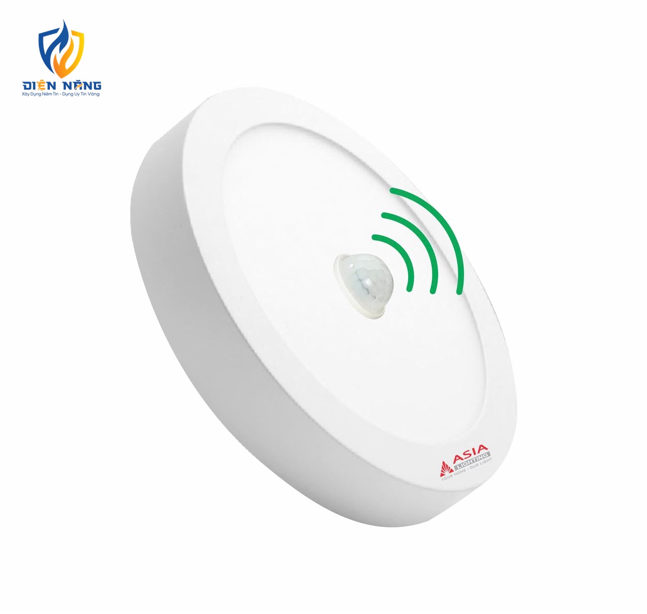 Ốp nổi tròn cảm biển chuyển động 18W