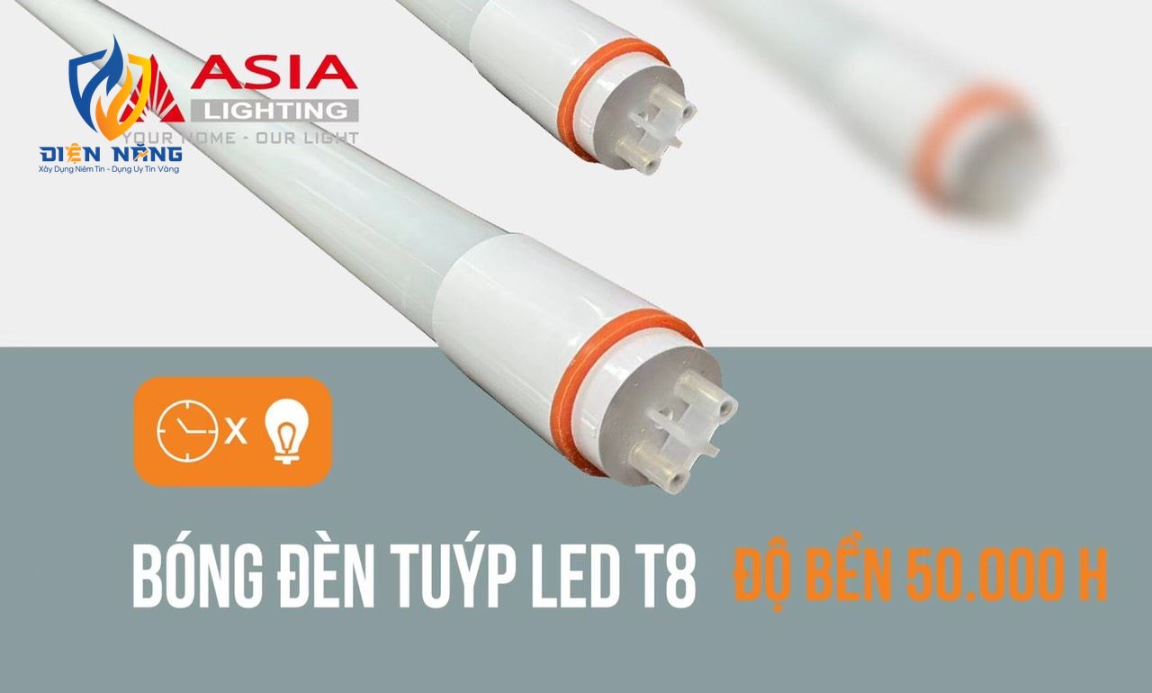Đèn tuýp Led bóng rời T8 thủy tinh- 1.2M-20W