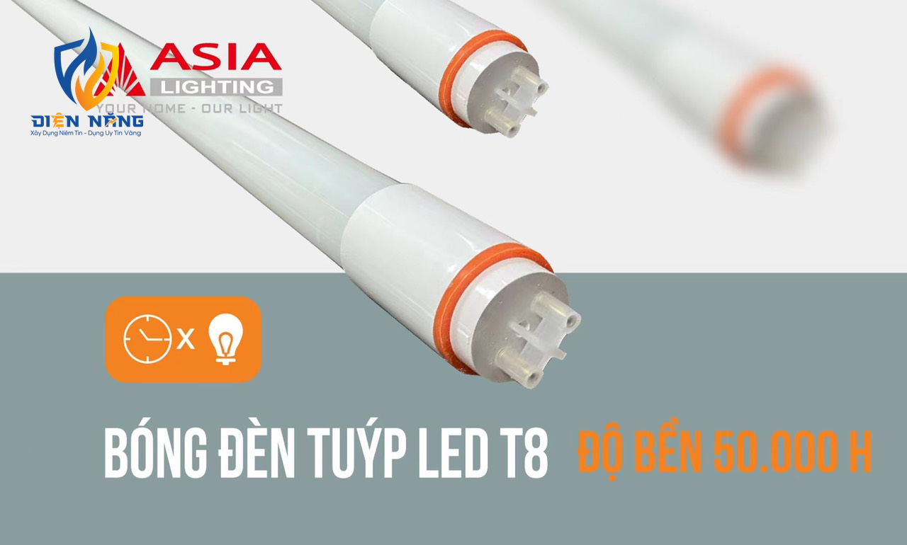 Đèn tuýp Led bóng rời thủy tinh - 1.2M-50W