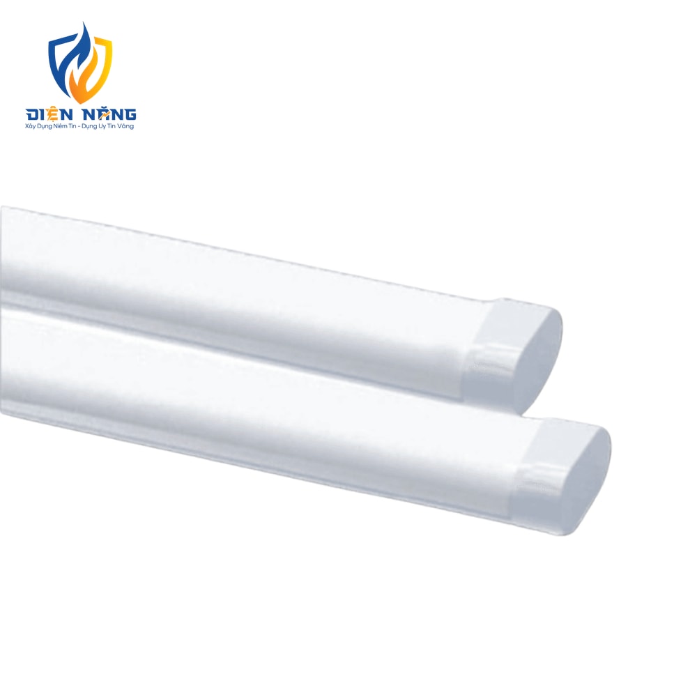 Đèn tuýp LED liền máng mặt cong thân nhựa - 1.2M -40W
