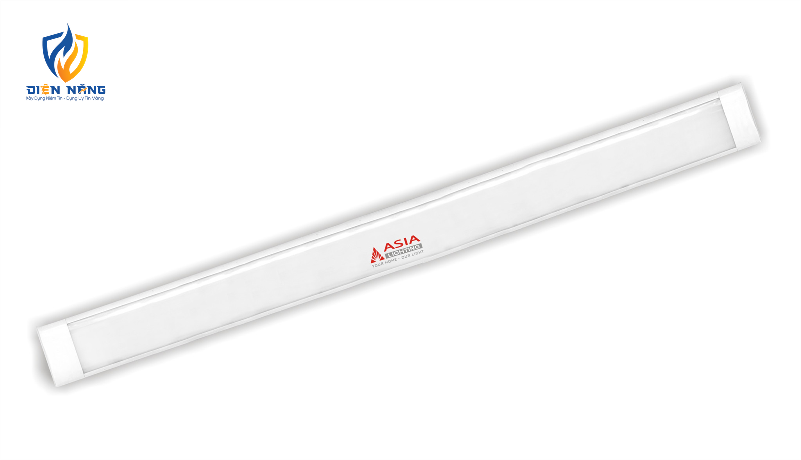 Đèn tuýp Led liền máng đôi 0.6M - Bán nguyệt
