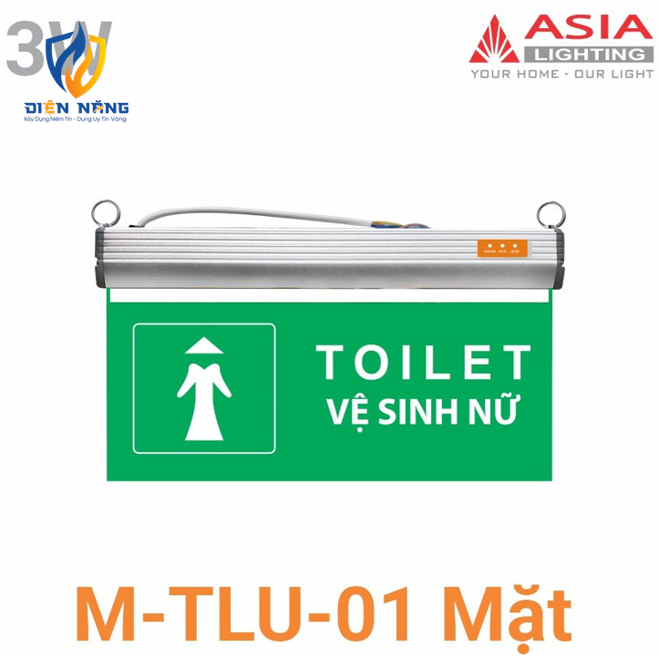 Đèn chỉ dẫn: Nhà vệ sinh nữ 01 mặt
