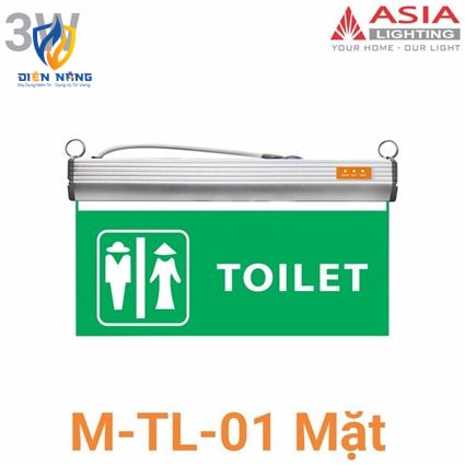 Đèn chỉ dẫn: Nhà vệ sinh 01 mặt - anh 2