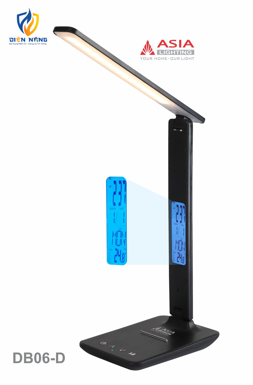 Đèn bàn học sinh - DB06 Sơn đen