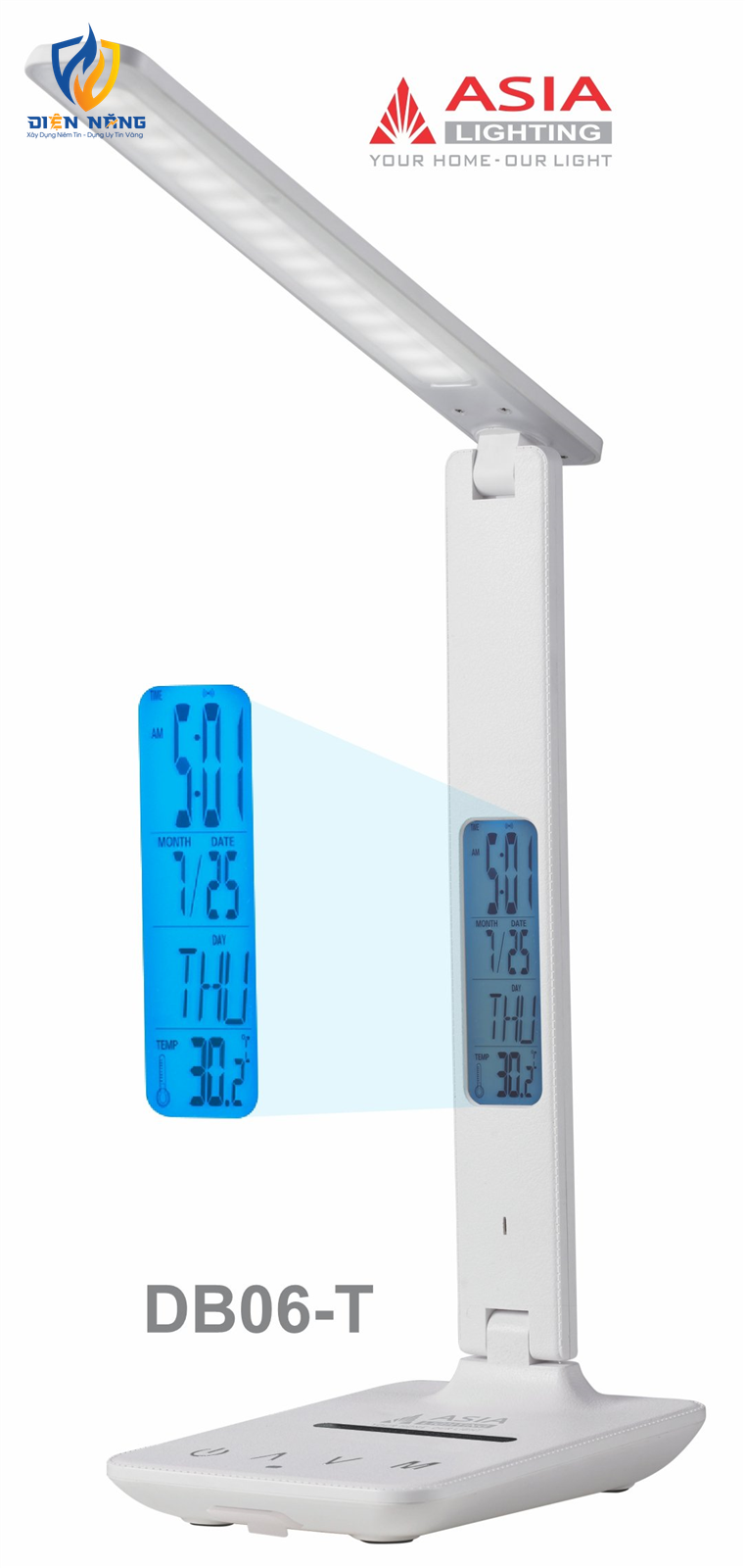 Đèn bàn học sinh - DB06 Sơn trắng