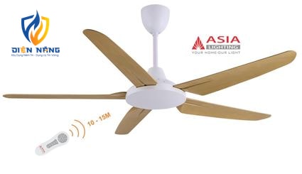 Quạt trần cao cấp QT05-G- Gỗ phong cách - anh 2
