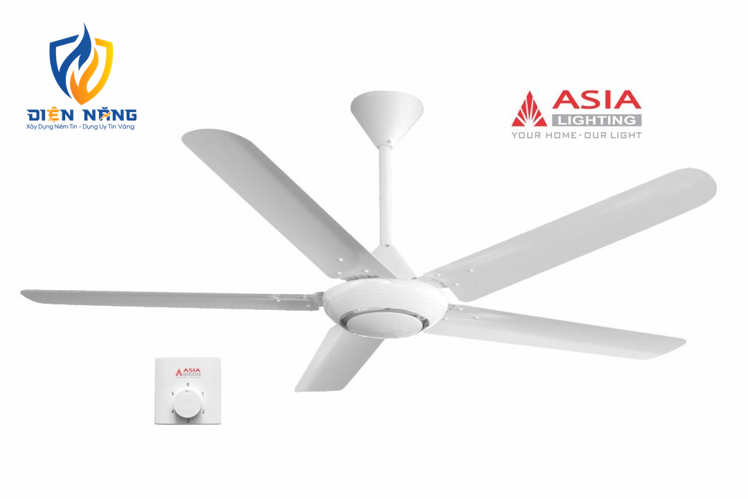 Quạt trần cao cấp QT06-T- Trắng sang trọng