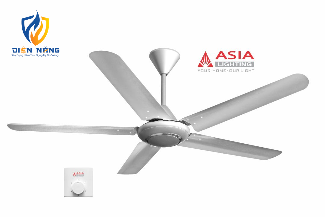 Quạt trần cao cấp QT06-B - Bạc kiêu sa
