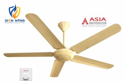 Quạt trần cao cấp QT06-G - Gỗ phong cách - anh 2