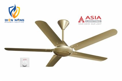 Quạt trần cao cấp QT06-B - Vàng đẳng cấp - anh 2