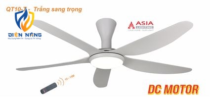 Quạt trần đèn cao cấp QT10-T-01 - Trắng sang trọng - anh 2