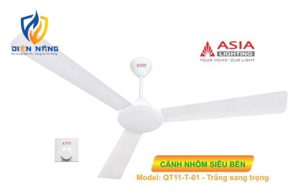 Quạt trần cao cấp QT11-T-01 - Trắng sang trọng - anh 2