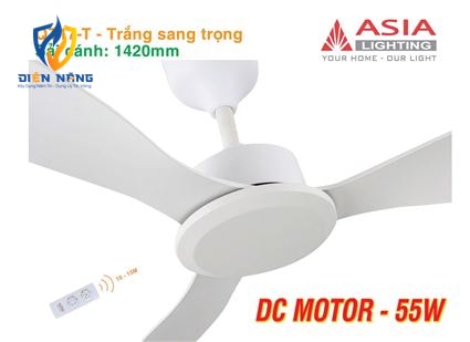 Quạt trần cao cấp 03 cánh QT17 - Trắng sang trọng - anh 8