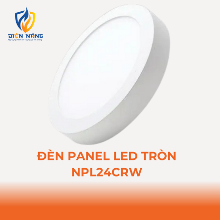Đèn Panel LED trắng, tròn 24W đổi màu