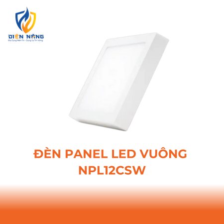 Đèn Panel LED trắng, vuông 12W đổi màu