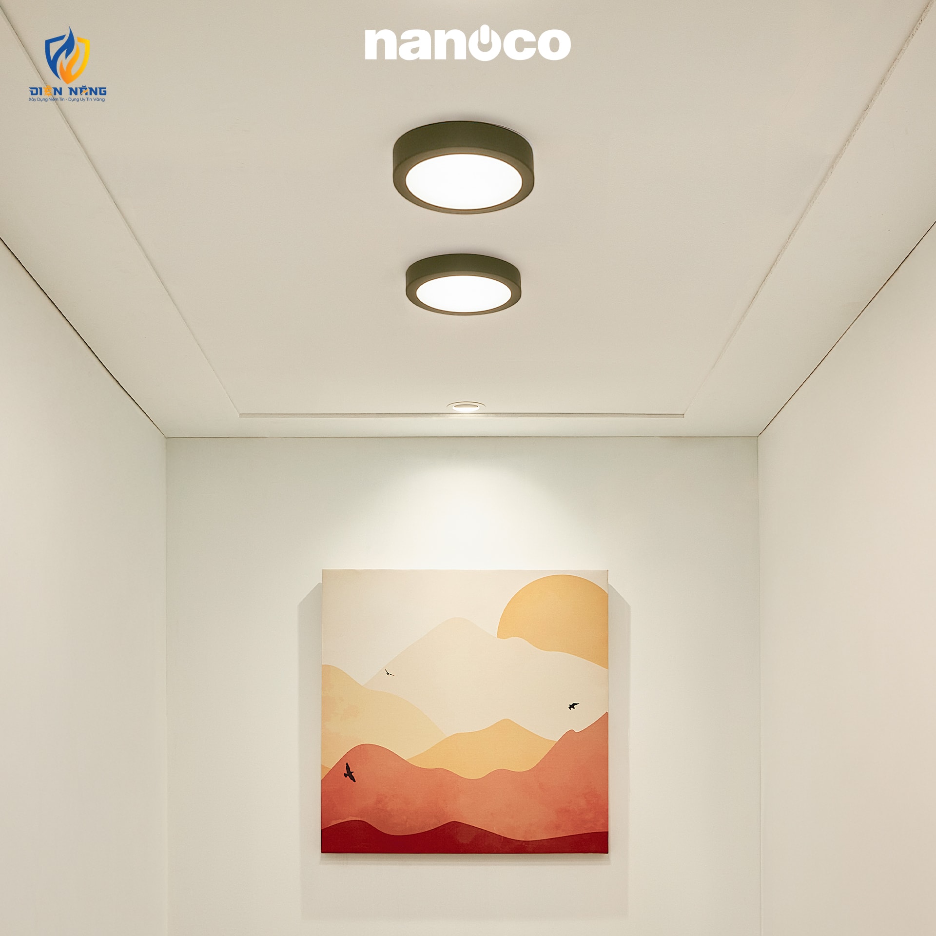 Đèn Panel LED đen, tròn 6W 4000K - anh 5