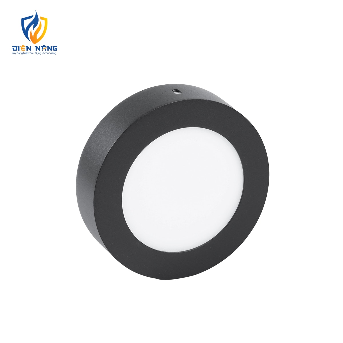 Đèn Panel LED đen, tròn 6W 4000K