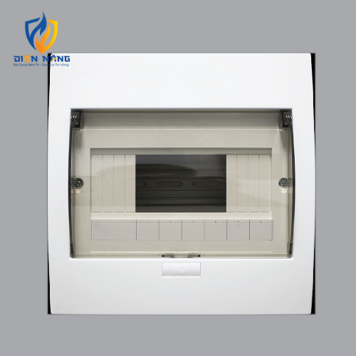 Tủ điện mặt nhựa đế nhựa 4 - 8 modules