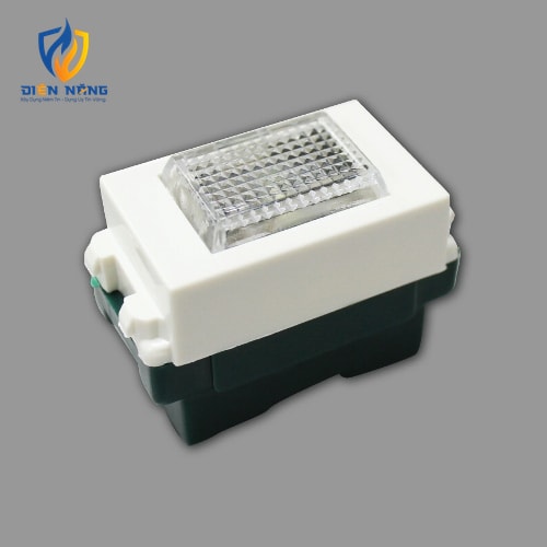 Đèn báo trắng nhỏ, kiếng trắng