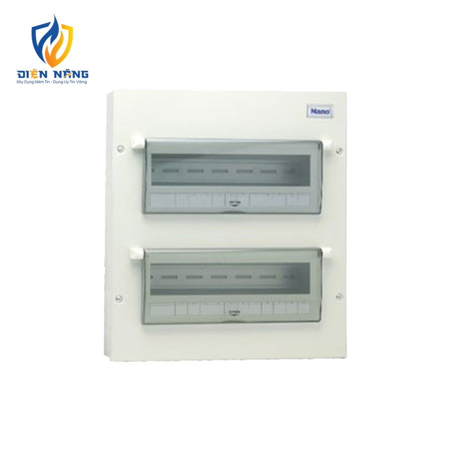 Tủ điện vỏ kim loại chứa 18 module