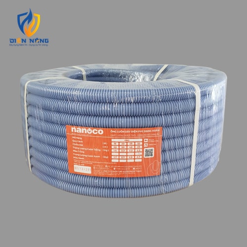 Ống luồn dây mềm phi 20 màu xanh, 50m